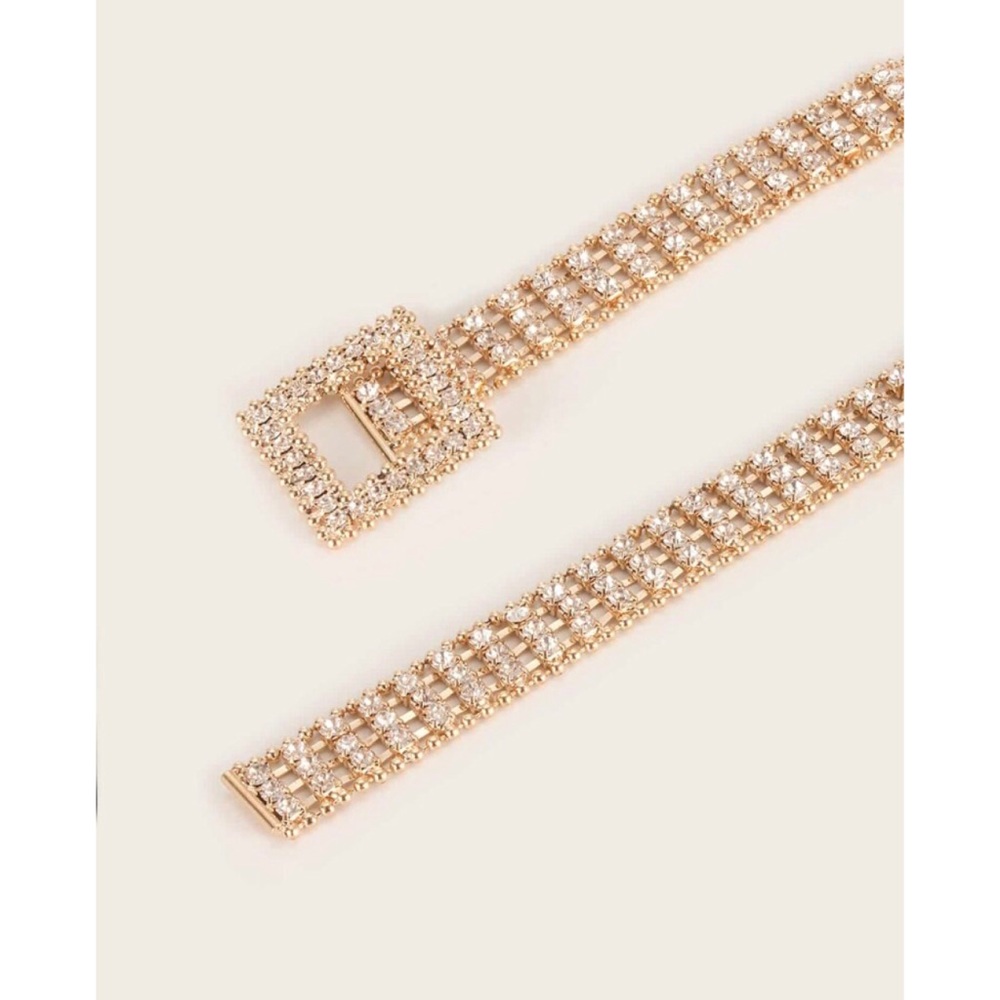 ✨Glamorous Rhinestone Waist Belt